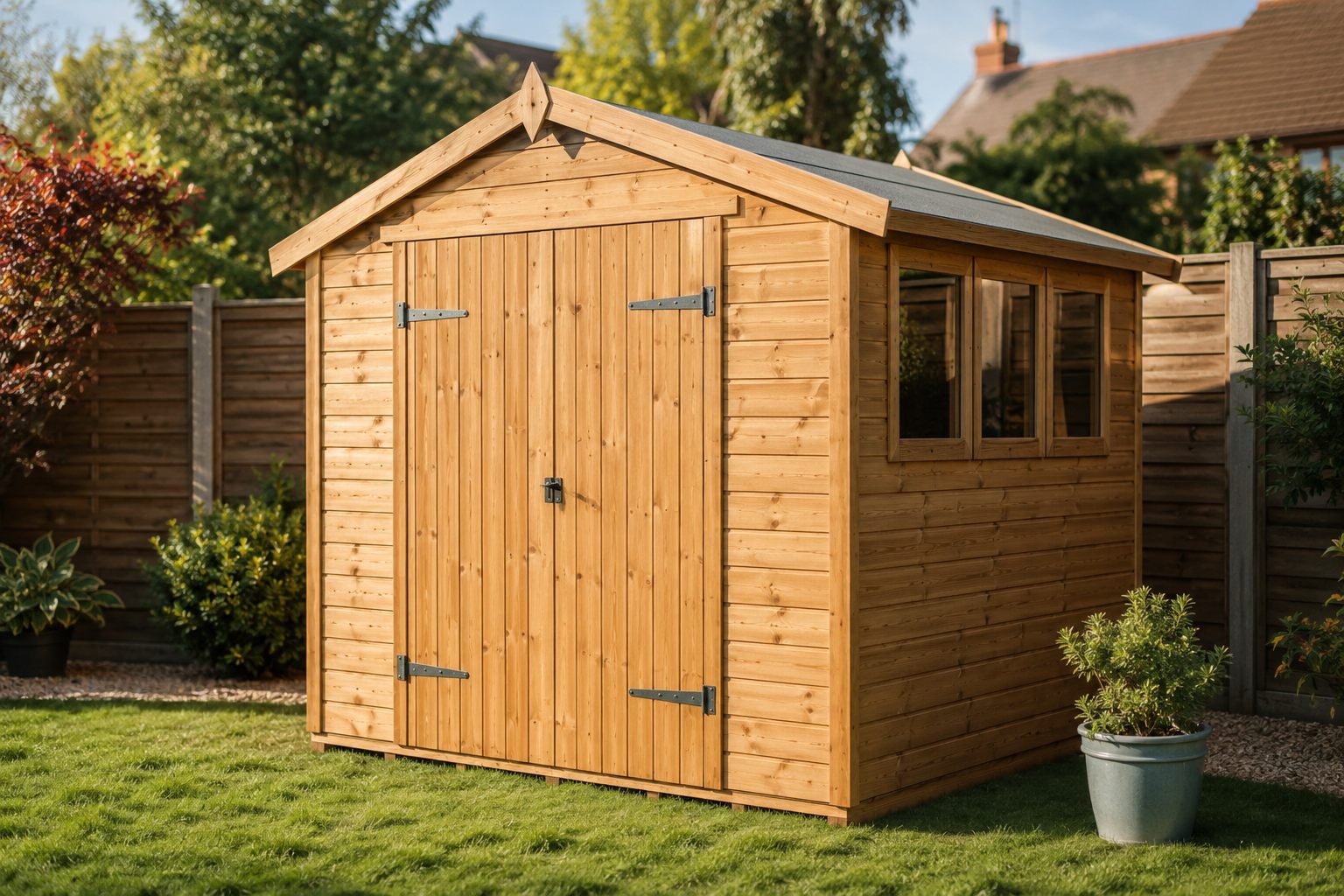 Timber shed build